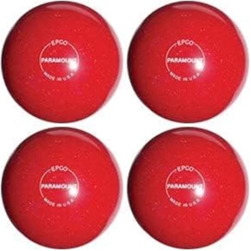 EPCO Candlepin Bowling Balls - Paramount Speckled - Red (4 1/2 inch- 2lbs. 6oz.) 4 Balls