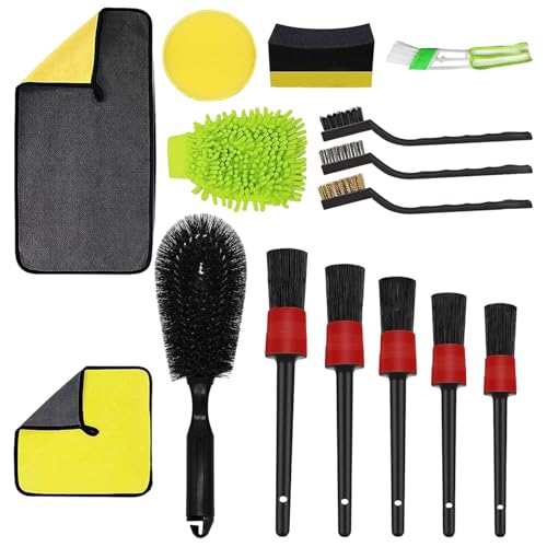 Éliminer la poussière incrustée avec les brosses de nettoyage pour voiture, camion et bateau