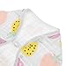 Muslin Burp Cloths Baby Burping Bibs 100% Organic Cotton 5-Pack Large 6 Layers Thick Soft Absorbent Cloth Spit Up Dribble Towels Rags for Newborns & Babies Shower Gift by ShoppeWatch BB27
