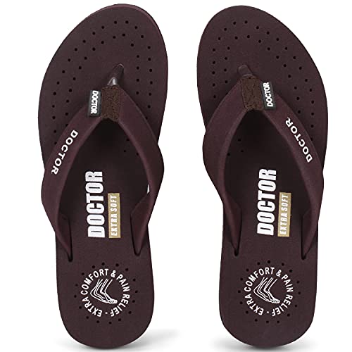 Image of DOCTOR EXTRA SOFT Women's Ortho Care Orthopaedic and Diabetic Feel Good Super Comfort Dr Sliders /Flip-flops /House Slippers [OR-D-16]
