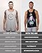 INTO THE AM Meta Beach Graphic Tank Tops for Men - Mens Summer Sleeveless Muscle Beach Fashion Men's Tanks (Black, Large)