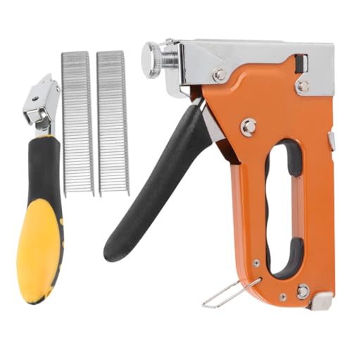 Homoyoyo Woodworking Nail Set Manual Nailer for Concrete and Wood Metal Nail Fastening Reusable Stapler Upholstery Nailer Portable Brad