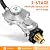 GasSaf 20FT 2 Stage Propane Regulator with Hose for RV, Generator, Gas Grill, Heater and More Low Pressure Appliances, Universal POL Connector & 3/8" Female Flare
