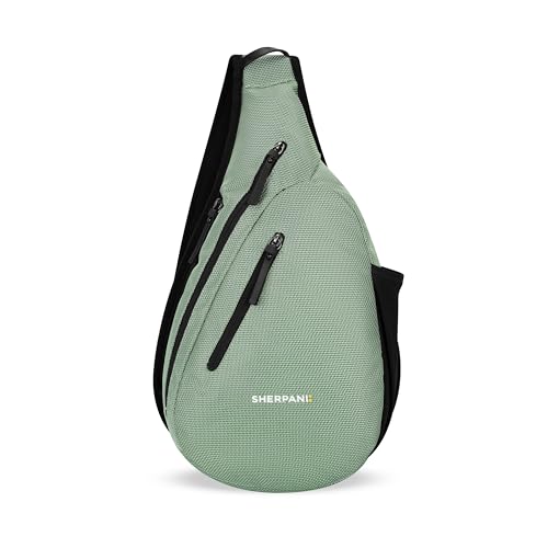 Image of Sherpani Esprit, Anti Theft Sling Bag, Crossbody Backpack (Green Aloe Mist)