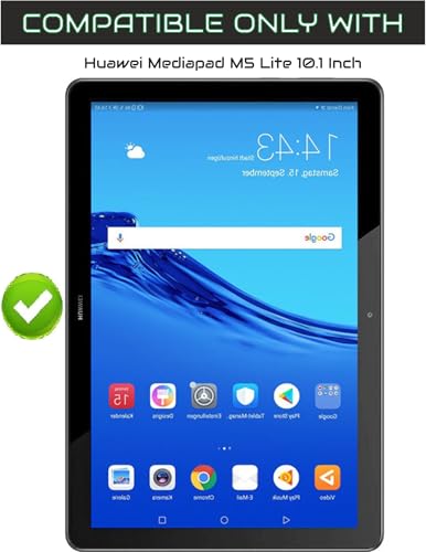 Image of Screen Guard Compatible With Huawei Mediapad M5 Lite Tab (10.1 inch Inch Tablet) Flexible Fiber Screenguard Not a Tempered Glass Screen Protector