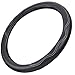 BDK BPA Free ODORLESS Leather Steering Wheel Cover Black - Fit All Standard Size, Non-Toxic