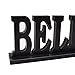 Rustic Wood Believe Sign for Home Decor, Decorative Wooden Cutout Word Decor Freestanding Believe Tabletop Decor, Black Believe Block Letters Sign Family Mantel Decor (Black Believe Sign)