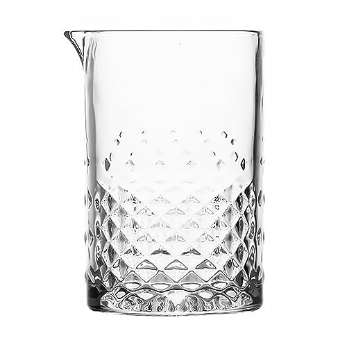 Hemobllo 1 pieza Vaso Mezclador de Cócteles de Cristal Grueso para Bebidas para Preparar Cócteles Casa o Bar
