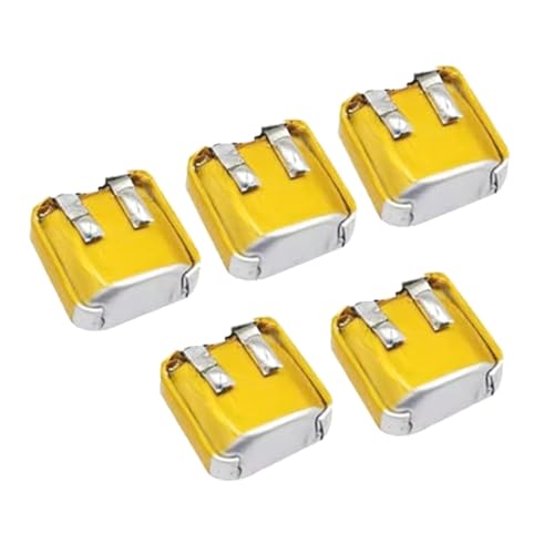 FLYXF Pack of 5pcs 3.7V 501012 40mAh Battery Polymer Rechargeable Lithium Batteries Set for Earphone Headphones