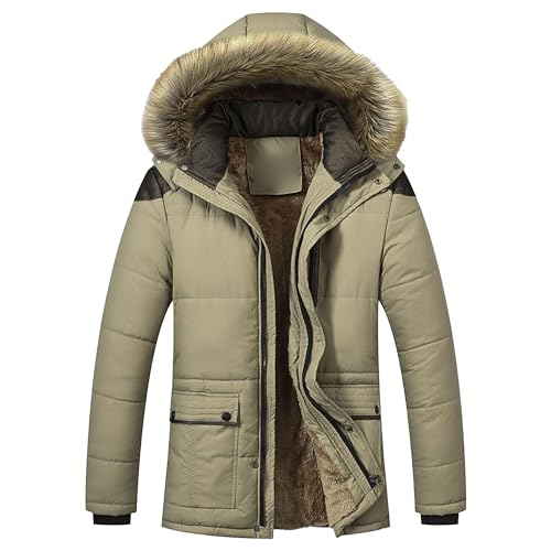 Manteaux d'hiver de randonnée veste matelassée homme pour la ville