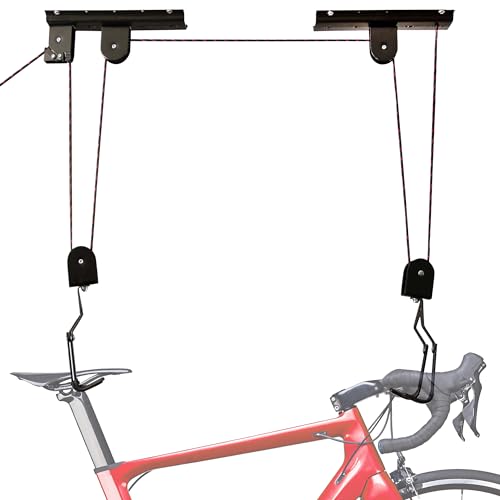 Neature Ceiling Bike Rack Garage Hoist (50lb Capacity)