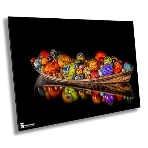 New York City Photography, New York City Photo, Colorful Balls in a Boat, NYC Canvas Print, New York City Wall Art, NYC Botanical Gardens