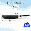 Alpine Cuisine Fry Pan 10-Inch Nonstick Coating Gray, Frying Pans Nonstick for Stove with Stay Cool & Comfortable Handle, Durable Nonstick Cookware, Ideal for Family #3