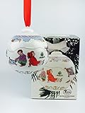  Hutschenreuther Porzellan Weihnachtskugel 1991 in der Originalverpackung NEU 1.Wahl