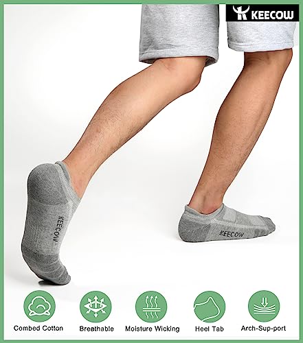 Calcetines atléticos al tobillo KEECOW perfectos para tu rutina de running 2
