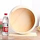 ANCLLO Hamster Wood Silent Running Heimtrainer - Hamster Laufrad Silent Holzhalterung Haustier Heimtrainer Spielzeug für Igel Chinchilla Kleintier（Durchmesser 21cm）