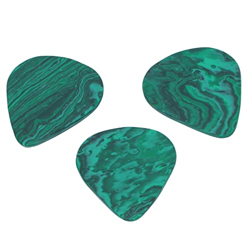 Médiators de guitare en malachite, 3 pièces médiators de guitare en malachite médiators épais médiators de guitare… - Les Beatles, Paul McCartney, John Lennon, RIngo Starr, George Harrison Médiators de guitare en malachite, 3 pièces médiators de guitare en malachite médiators épais médiators de guitare… – Image 5