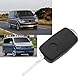 ECSiNG 5-Tasten-Fernschlüsselgehäuse-Ersatz Kompatibel mit VW Transporter T5/Transporter T6/Sharan Kompatibel mit Seat Alhambra 5-Tasten-Autoschlüsselgehäuse