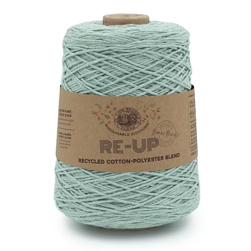 Lion Brand Yarn Re-Up Yarn Bonus Bundle, Surf Spray