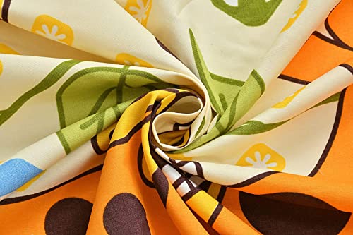 Image of Combo Pack of 2 Elastic Fitted Bedsheet 1 for Double Bed and 1 for Single Bed of Same Print 200TC (Giraffe)