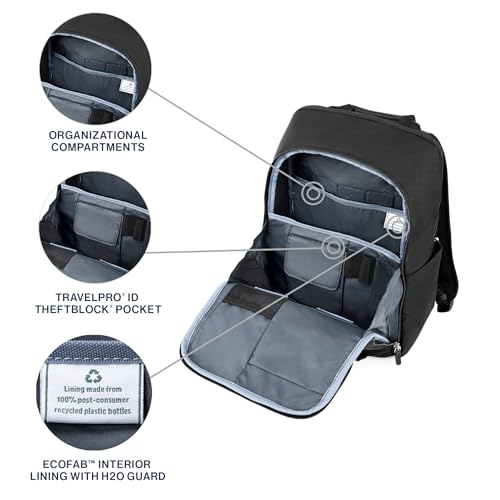 Mochila para portátil Travelpro Platinum Elite Slim 16" negra miniatura 3