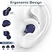Wireless Earbuds for Samsung S26 S25 S24 Ultra S23 Plus, 5.2 Bluetooth Ear Buds Noise Isolating with Mic Touch HiFi Stereo Wireless Headphones for iPhone 17 Air 16 15 Pro Max 14/Pixel 10 9 Fold, Blue