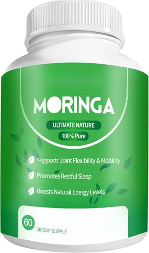 Moringa biologique - fournit une énergie stable et naturelle qui se sent plus énergique d'une manière douce.,1pcs