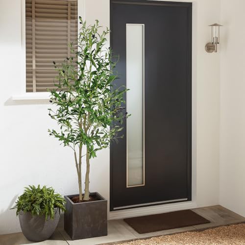 Eccok Faux Olive Tree 6Ft, Realistic Tall Silk Olive Trees Artificial Indoor Decor thumb #4