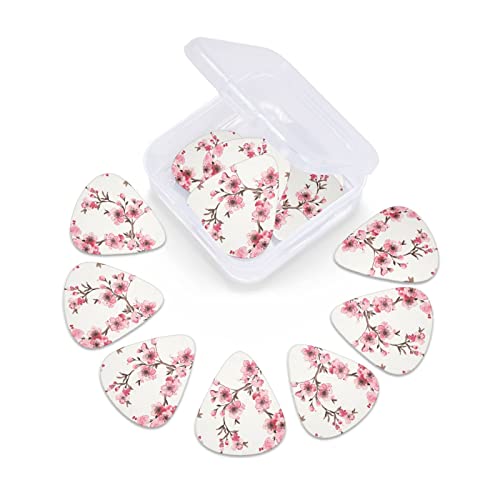 Médiators Guitare Pack de 12 Médiators Fleurs de Cerisier pour Guitare Électrique Guitare Acoustique Diverses Guitares - Les Beatles, Paul McCartney, John Lennon, RIngo Starr, George Harrison Médiators Guitare Pack de 12 Médiators Fleurs de Cerisier pour Guitare Électrique Guitare Acoustique Diverses Guitares – Image 6