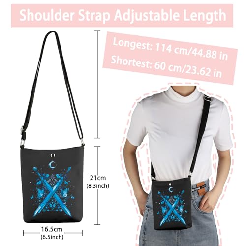 VAMSII Book Inspired Crossbody Bag Romantasy Gift Dark Romance Gift3