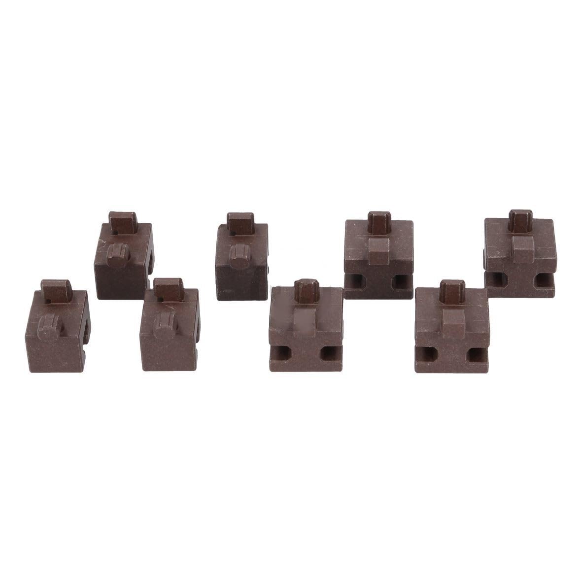 Buchsenset kompatibel mit Siemens 00637802 recht links vorne hinten Set für Zubehörhaltegitter Backofen mit Mikrowelle