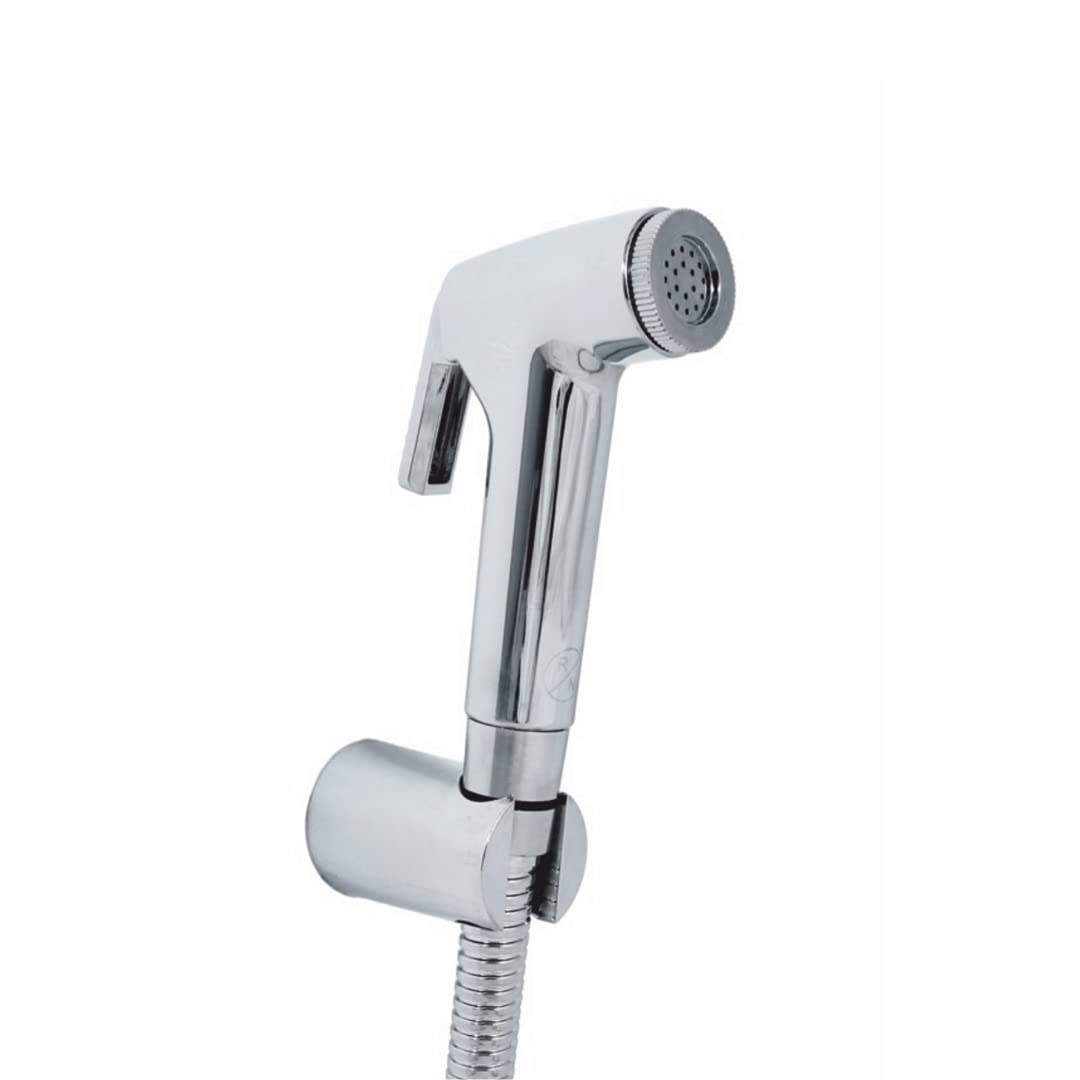 Suzec 5300 ABS Chrome Plated Health Faucet Premium Hygiene Spray with 1.3 meter Tube metal hose and holder