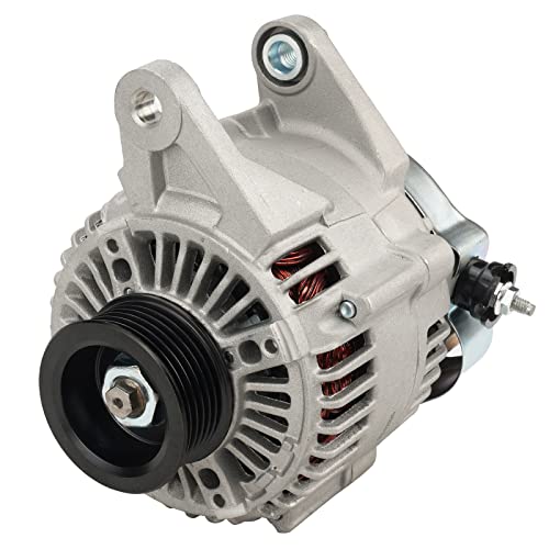 Image of KAX 117AMP Alternator 13809N Compatible With 2000 Wrangler 4.0L(117 Amp) 13809N 12V CW 6-Groove Pulley
