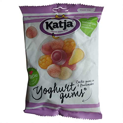 Katja Katjes Yoghurt Gums Bolsa 350 gramos miniatura 1