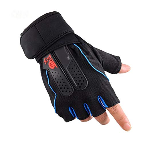 Motorcycle Gloves Cycling Gloves/Bike Gloves Sport Gym Gloves for Men Half Finger Road Riding Gloves Unisex Light Anti-Slip Shock-Absorbing Fishing Gloves for Men and Women Size M/ L /XL