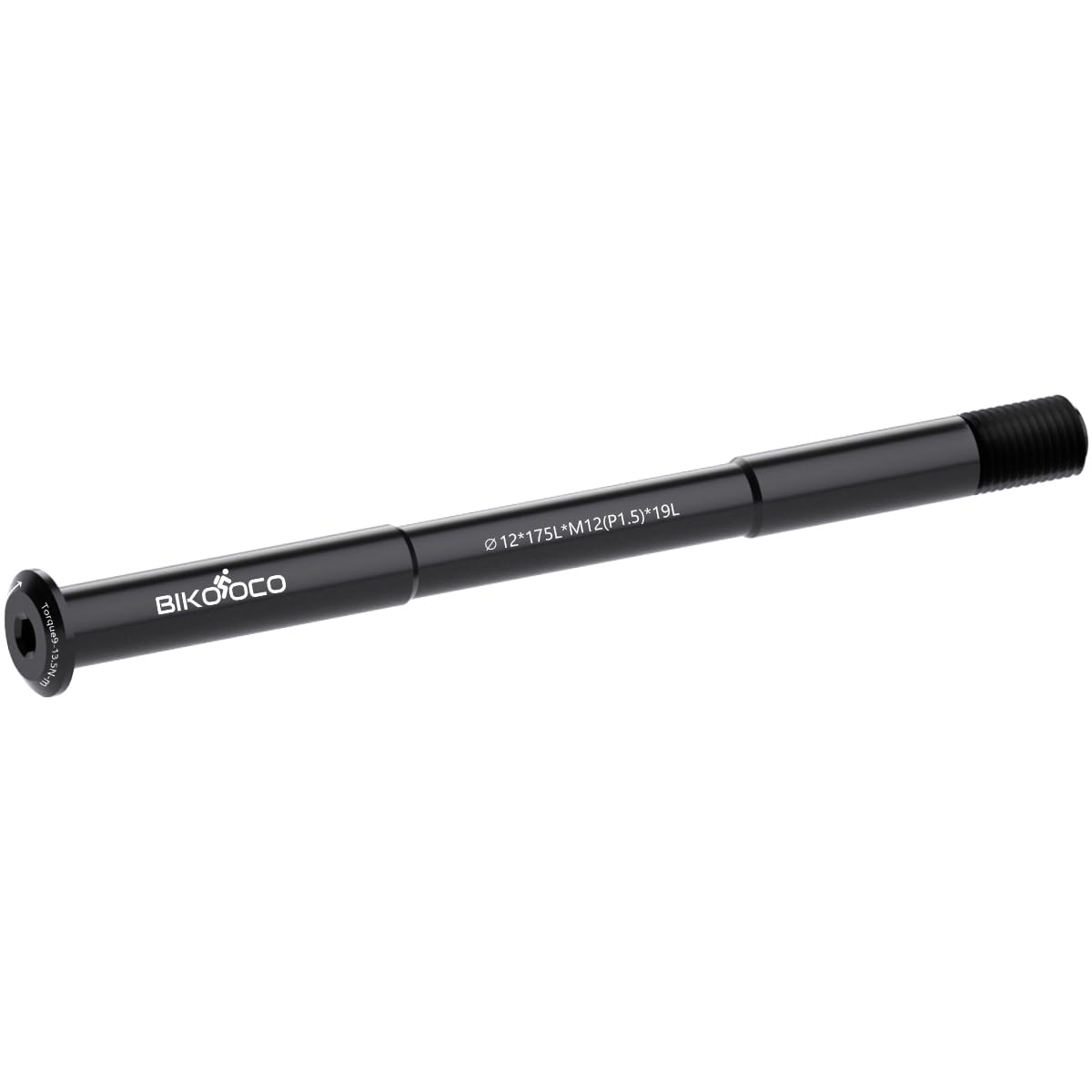 BIKOOCO Bike Wheel Hubs with a Pitch of 1.5 mm Quick Release by Means of an Axle Adapter Booster Fork - 12 mm X 175 mm