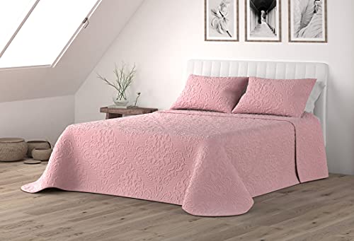 Victorio & Lucchino Colcha Bouti 3D Termosellada Modelo Arianna (Rosa, 90 cm)