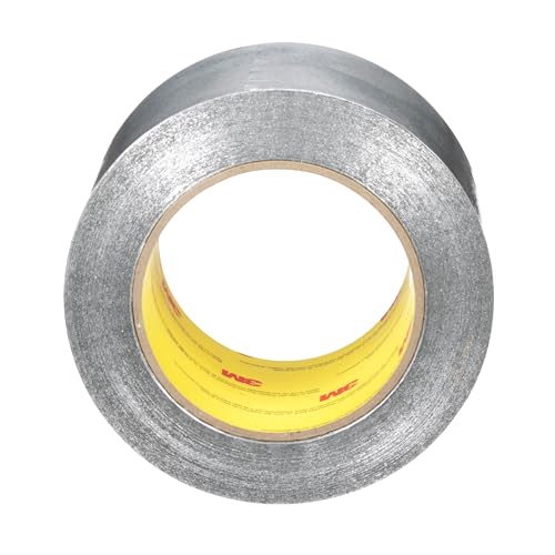 Image of 3M 85566 Aluminum Foil Tape, 3.5 in x 60 yd 4.6 mil, 425, Aluminum Foil, Silver