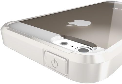 Caseology Waterfall Series iPhone SE/5S/5 Cover Case with Clear Slim Protective for Apple iPhone SE/5S/5 - White
