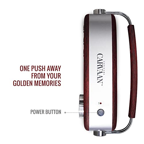 Image of Saregama Carvaan Marathi - Portable Music Player with 5000 Preloaded Songs, FM /BT /AUX (Cherrywood Red)