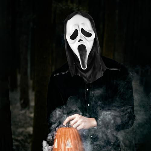 Halloween Mask Natural Latex Scary Skull Mask - Halloween Horror Full Head Masquerade Cosplay Party Mask Decoration Props4