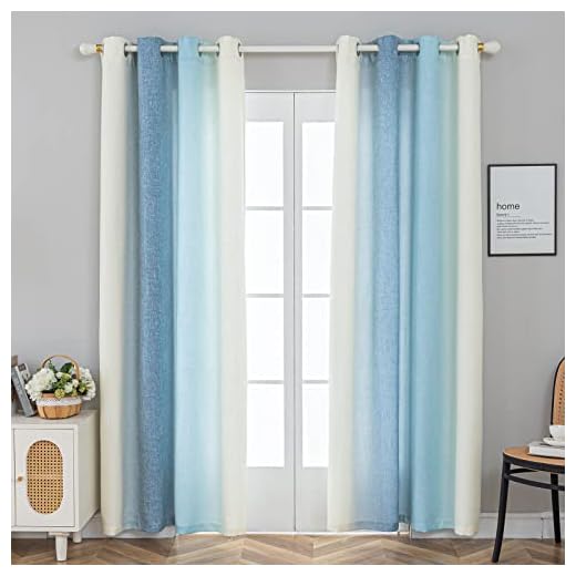 PLEASANT BOULEVARD Faux Linen Curtains