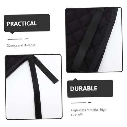 Tapis de selle coussin confortable antidérapant noir pour cheval
