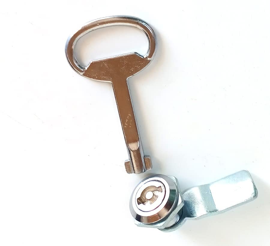 KAMSTEALTH Panel Lock with Key - Zinc Chrome Electric Control Panel for Multipurpose Use (Pin Type)-image-15