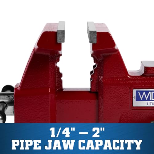 Image of Wilton Utility Bench Vise, 6-1 /2 inch Jaw Width, 6 inch Jaw Opening, 4 inch Throat (Model 676U)