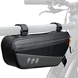 AUTOWT Bolsa para el Marco de la Bicicleta, Bolsa Triangular Impermeable para Bicicleta con Bolsillo Lateral, Bolsas de...