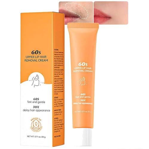 Joy Cream Facial Hair Removal for Women 2026 New 60s Hair Removal Cream Fast Gentle Painless Facial Hair Remover Kit for Body Face Lips Moisturizing Smoother Skin (1PC)