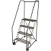 Cotterman (Rolling) Ladder - 40in. Max. Height, Model Number 4TR26A1E10B8C1P6