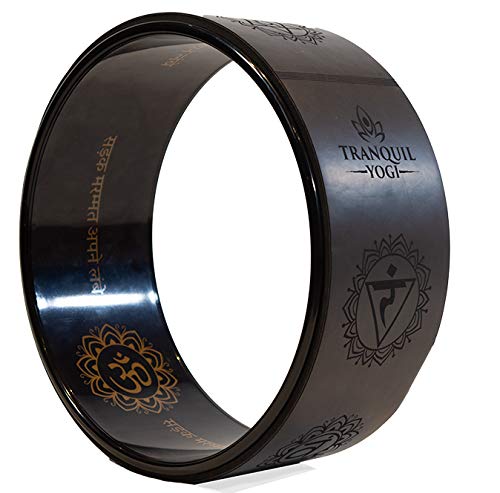 Enlighten Yoga Wheel - Great for Adding Active Strength and Flexibility to Your Exercise and Yoga Practice