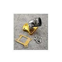 アルミ インテークマニホールド 3口 Amazon | DIO50 ZX 50 AF34 AF35/38スクーター用汎用アルミ製
